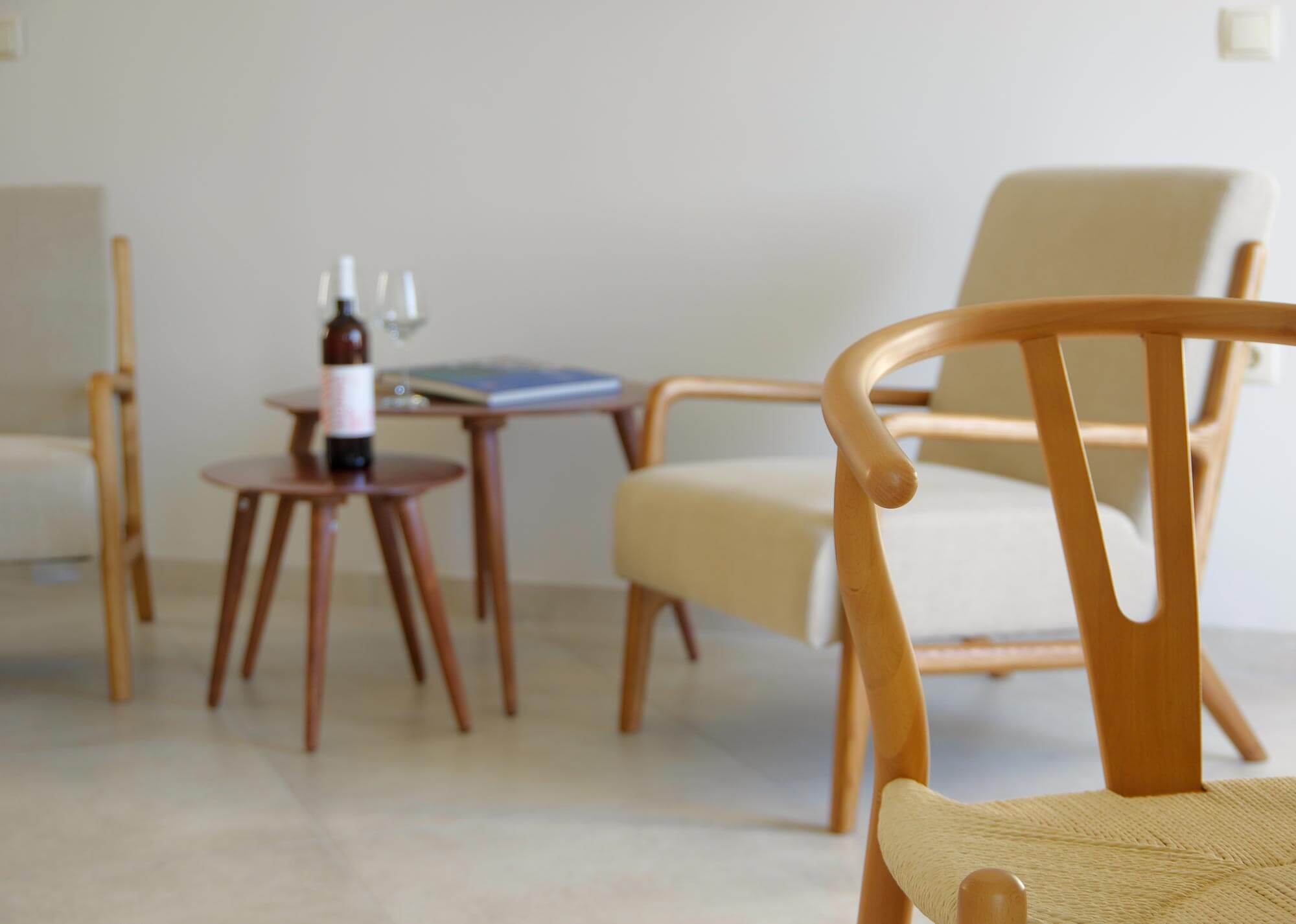 Krinakia suite, bedroom, living room 